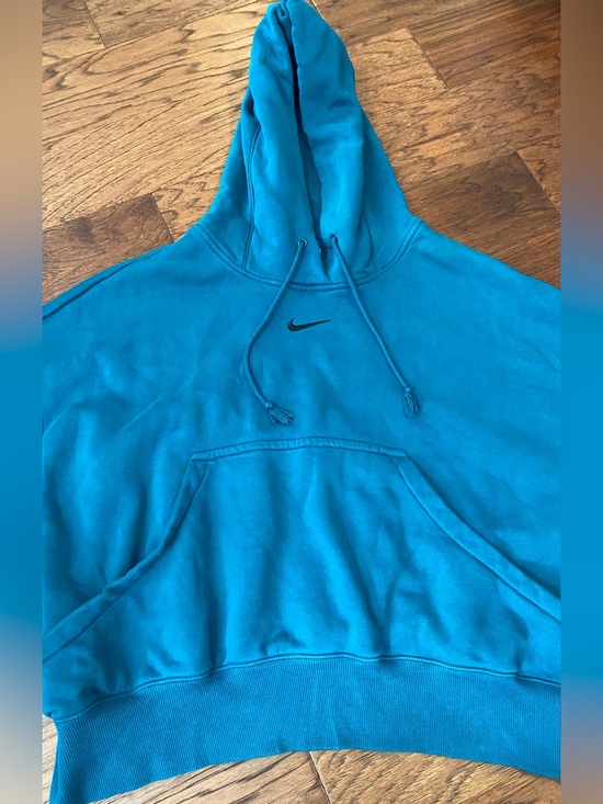 Nike Tops - Women's Nike Oversized Phoenix Fleece Hoodie Teal In Color Size Medium